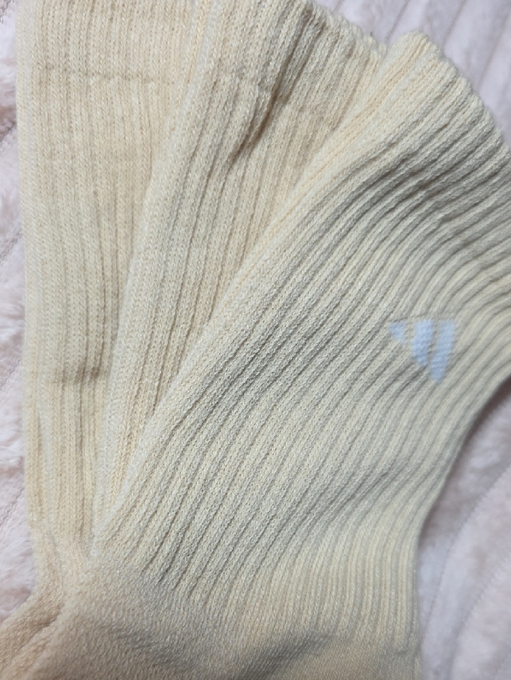 Adidas Ribbed Athletic Crew Socks - Picture 3 of 4